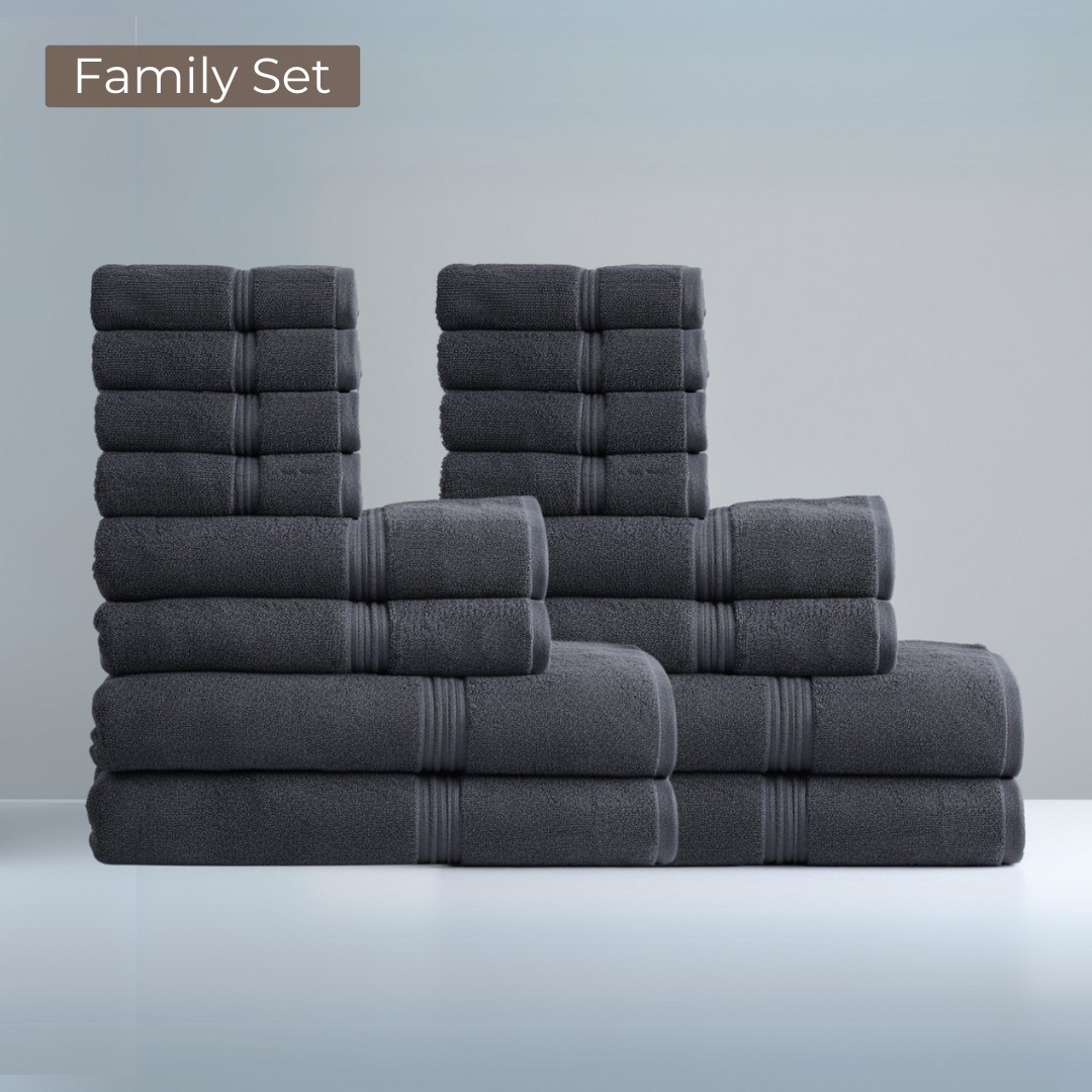 Ultrasoft Familien-Badezimmer Set 16-Teilig