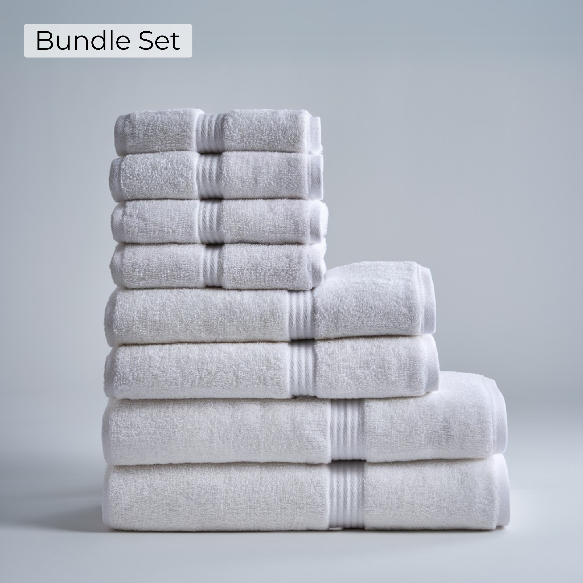 Ultrasoft Komplettes Badezimmer Set 8-Teilig