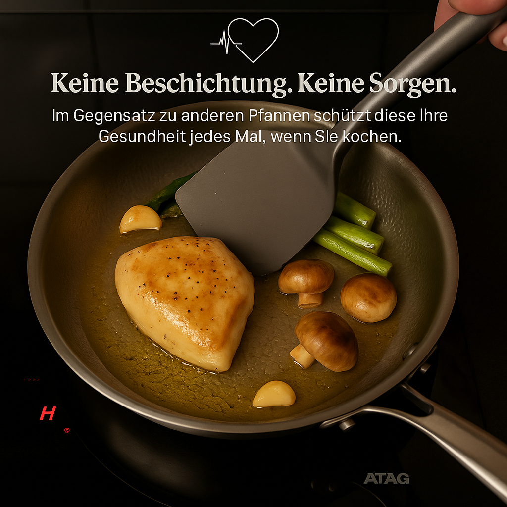 Titan-Hammerschlag-Kochgeschirr-Set Pro