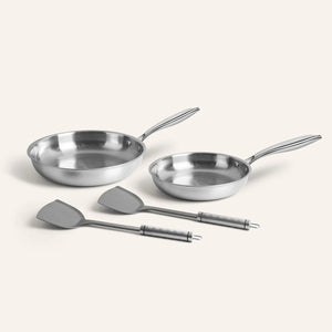 Titan-Hammerschlag-Pfanne Pro Duo-Set