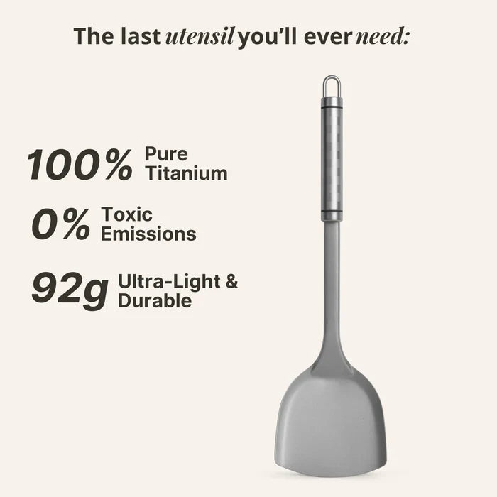Titan-Hammerschlag-Pfanne + Utensil