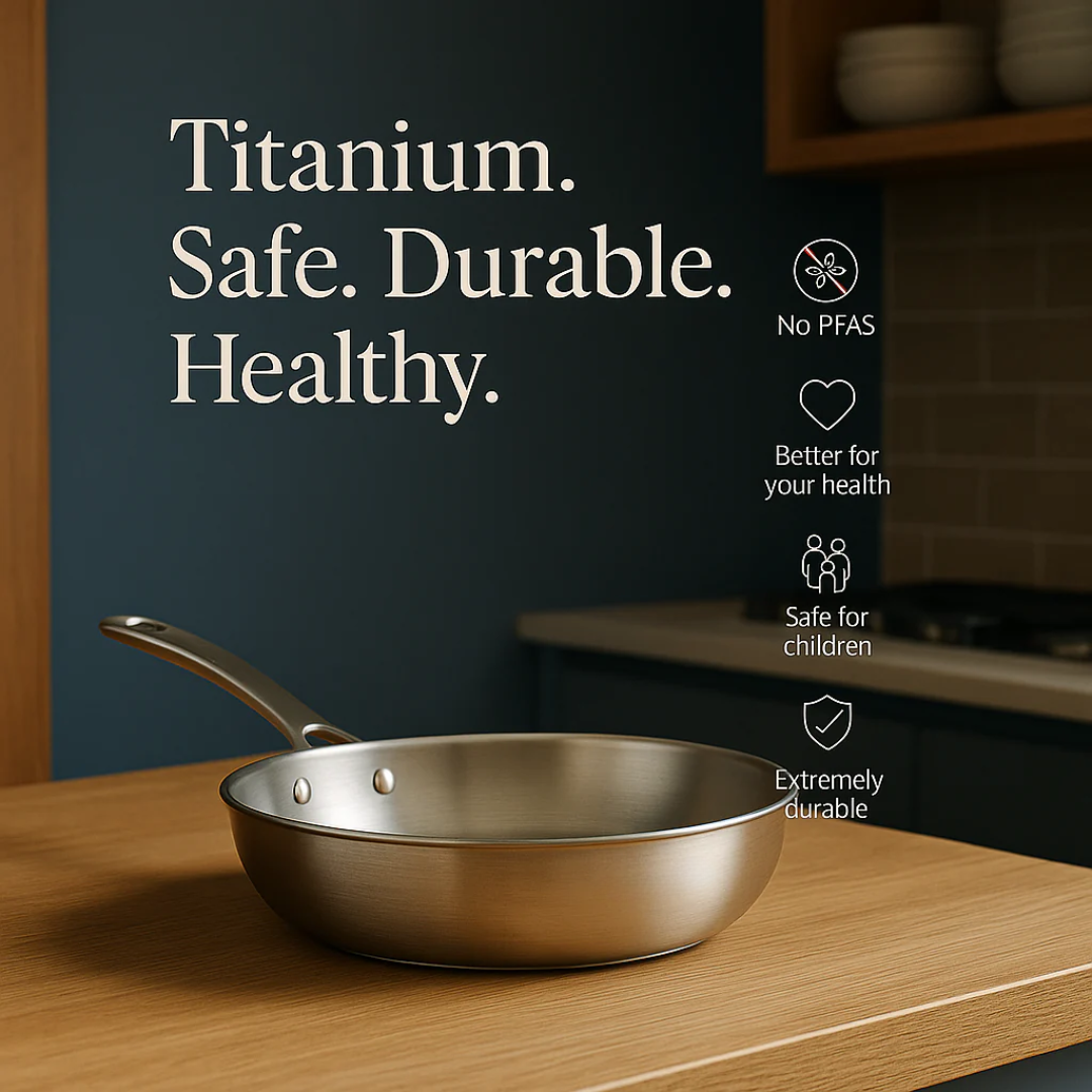 Titan-Hammerschlag-Pfanne Pro Duo-Set